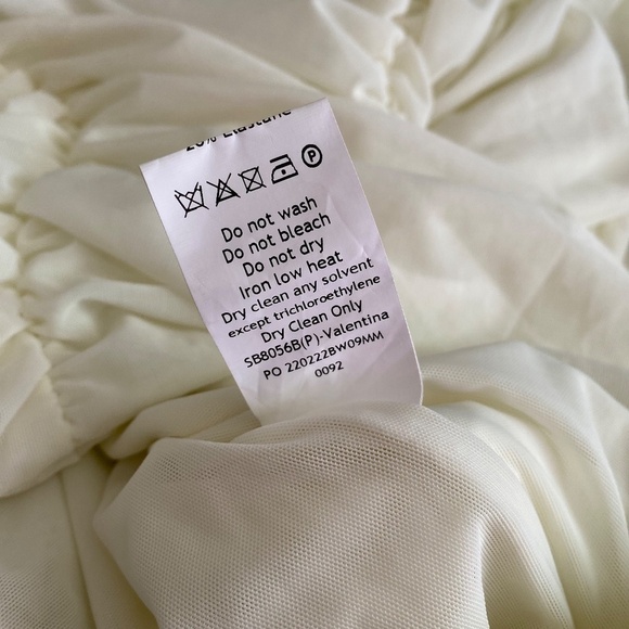 HOUSE OF CB XS D-DD  'Valentina' Ivory white Asymmetric Cutout Midi Dress NWOT‎ - Picture 15 of 15